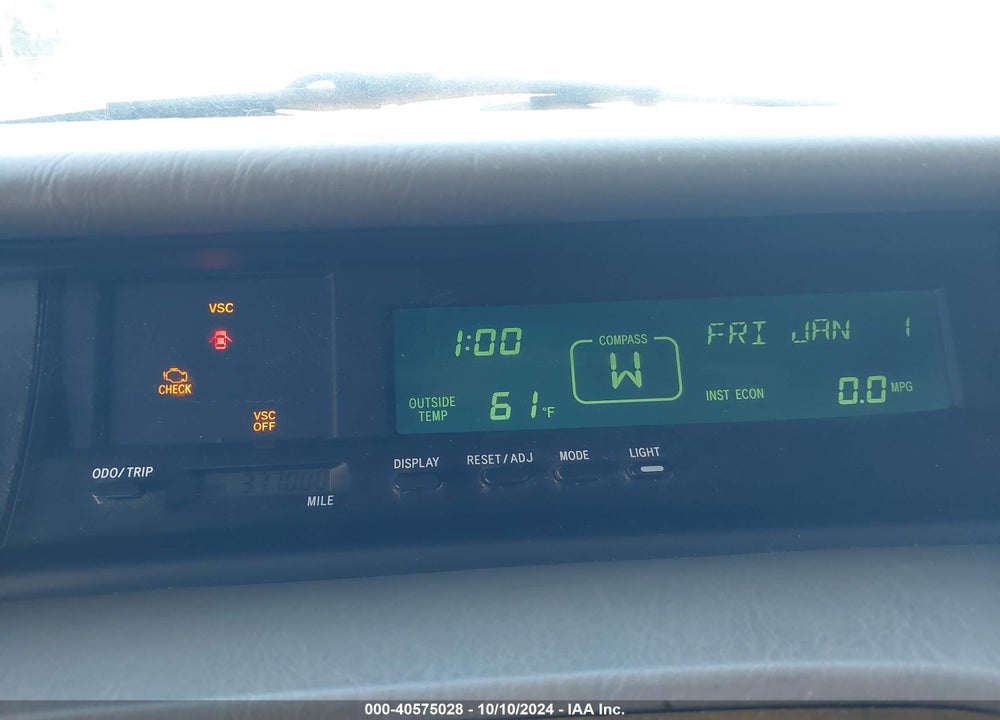 2000 TOYOTA AVALON XLS VIN: 4T1BF28B6YU022304