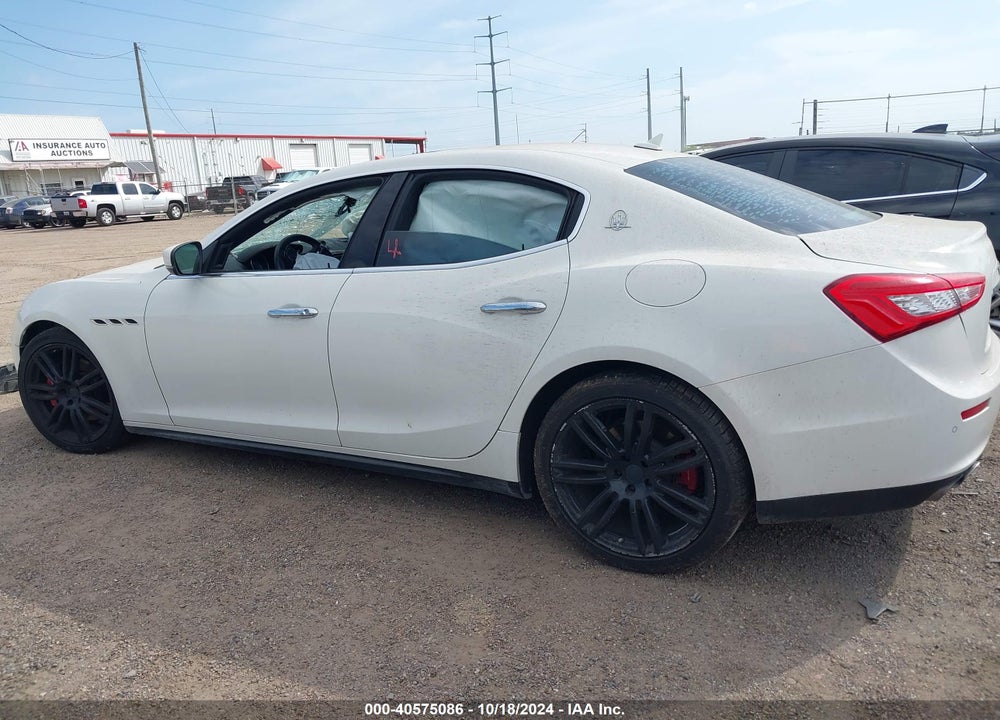 2017 MASERATI GHIBLI VIN: ZAM57XSA8H1228975