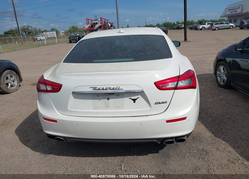 2017 MASERATI GHIBLI VIN: ZAM57XSA8H1228975