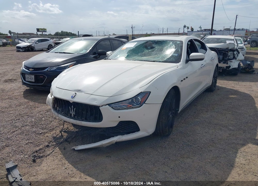 2017 MASERATI GHIBLI VIN: ZAM57XSA8H1228975
