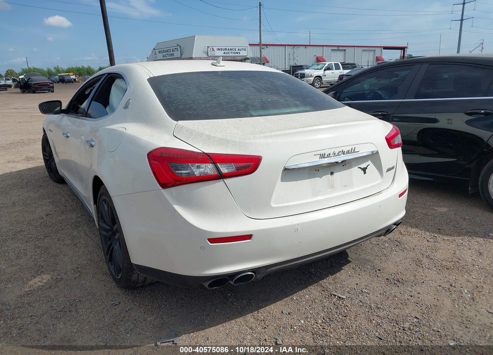2017 MASERATI GHIBLI VIN: ZAM57XSA8H1228975