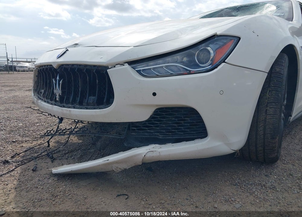 2017 MASERATI GHIBLI VIN: ZAM57XSA8H1228975