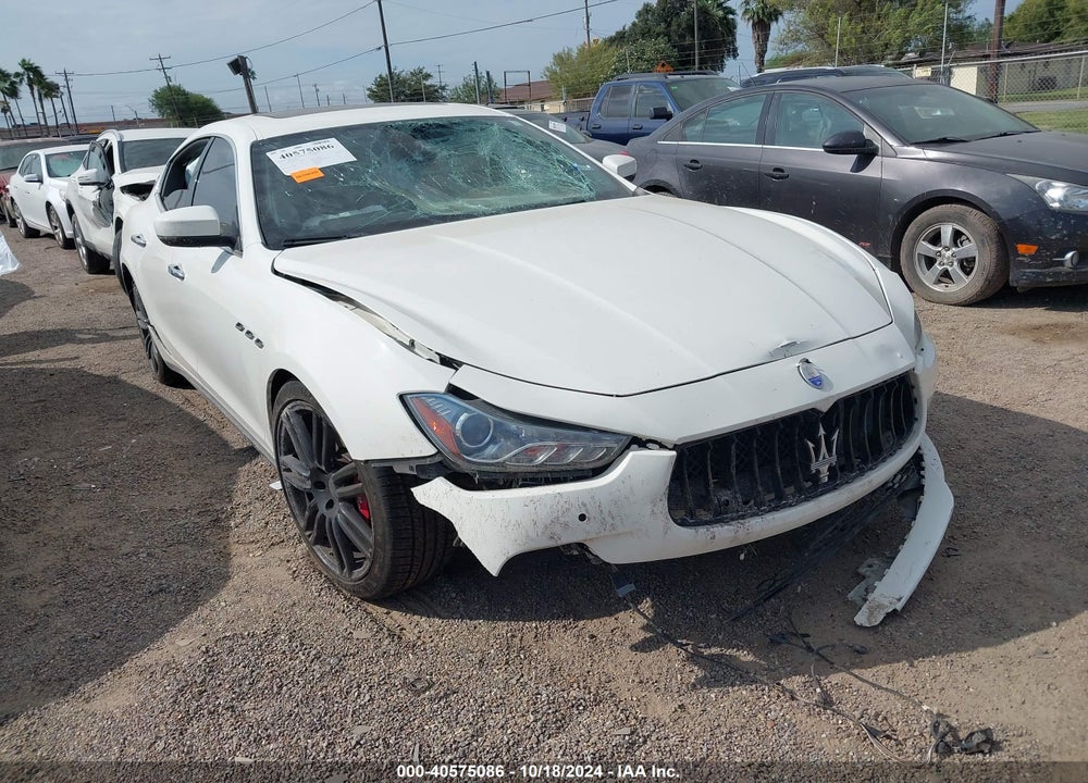 2017 MASERATI GHIBLI VIN: ZAM57XSA8H1228975