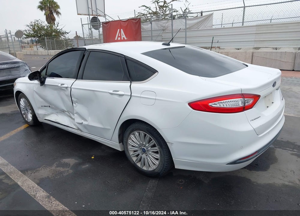 2015 FORD FUSION HYBRID SE VIN: 3FA6P0LU6FR206460