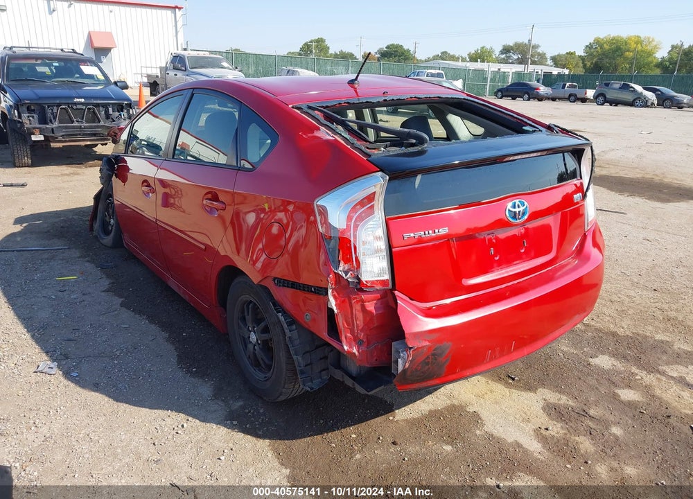 2012 TOYOTA PRIUS TWO VIN: JTDKN3DU3C1563535
