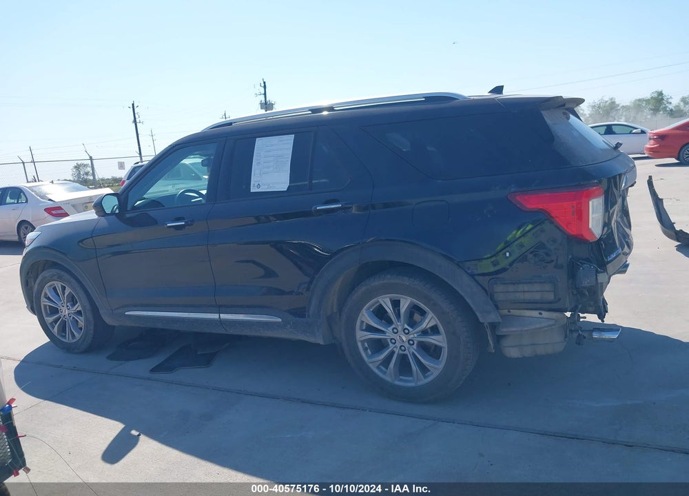 2022 FORD EXPLORER LIMITED VIN: 1FMSK7FH5NGB06401