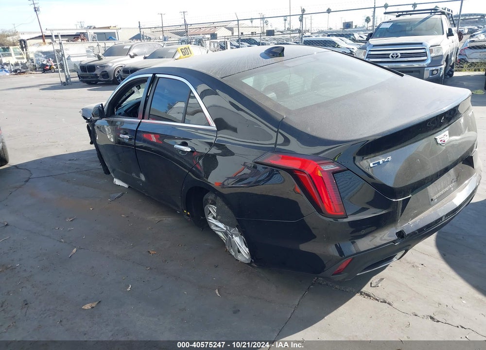 2023 CADILLAC CT4 LUXURY VIN: 1G6DA5RK6P0115568