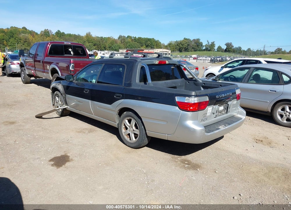 2003 SUBARU BAJA SPORT VIN: 4S4BT62C037114257
