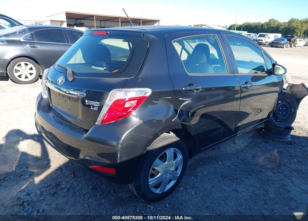 2013 TOYOTA YARIS LE VIN: JTDKTUD34DD550814