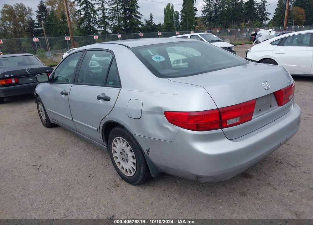 2005 HONDA ACCORD 2.4 DX VIN: 1HGCM56165A119110