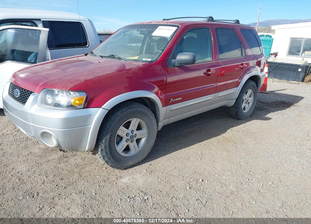 2006 FORD ESCAPE HYBRID VIN: 1FMYU96H16KB36574