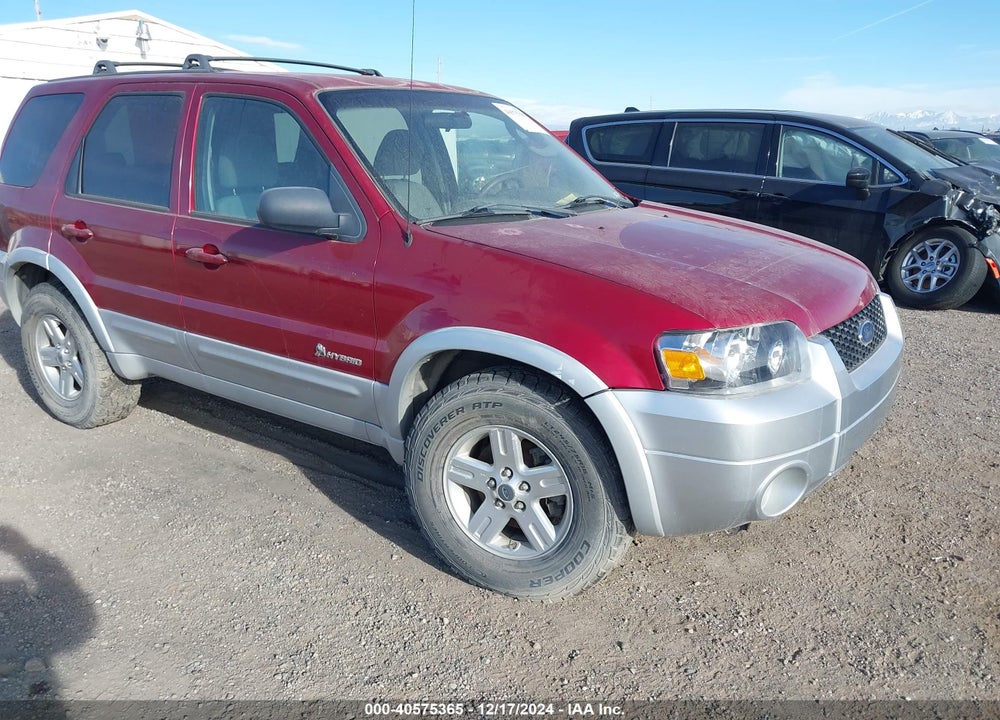 2006 FORD ESCAPE HYBRID VIN: 1FMYU96H16KB36574