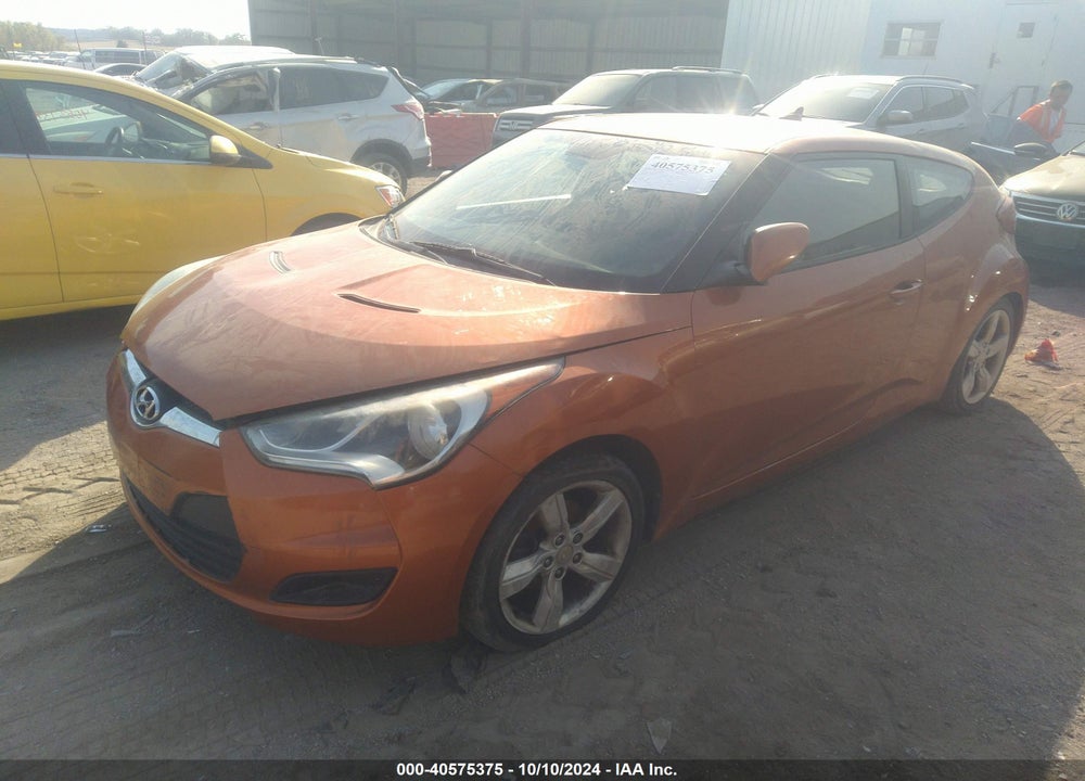 2013 HYUNDAI VELOSTER BASE W/BLACK VIN: KMHTC6AD3DU106994