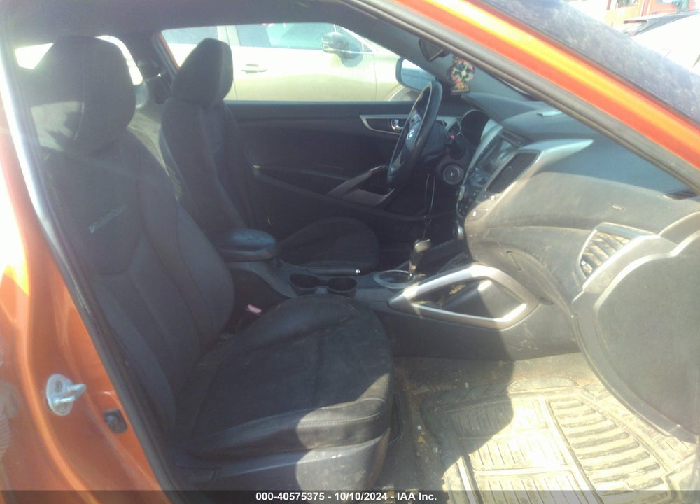 2013 HYUNDAI VELOSTER BASE W/BLACK VIN: KMHTC6AD3DU106994