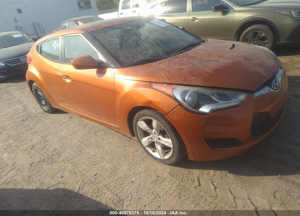 2013 HYUNDAI VELOSTER BASE W/BLACK VIN: KMHTC6AD3DU106994