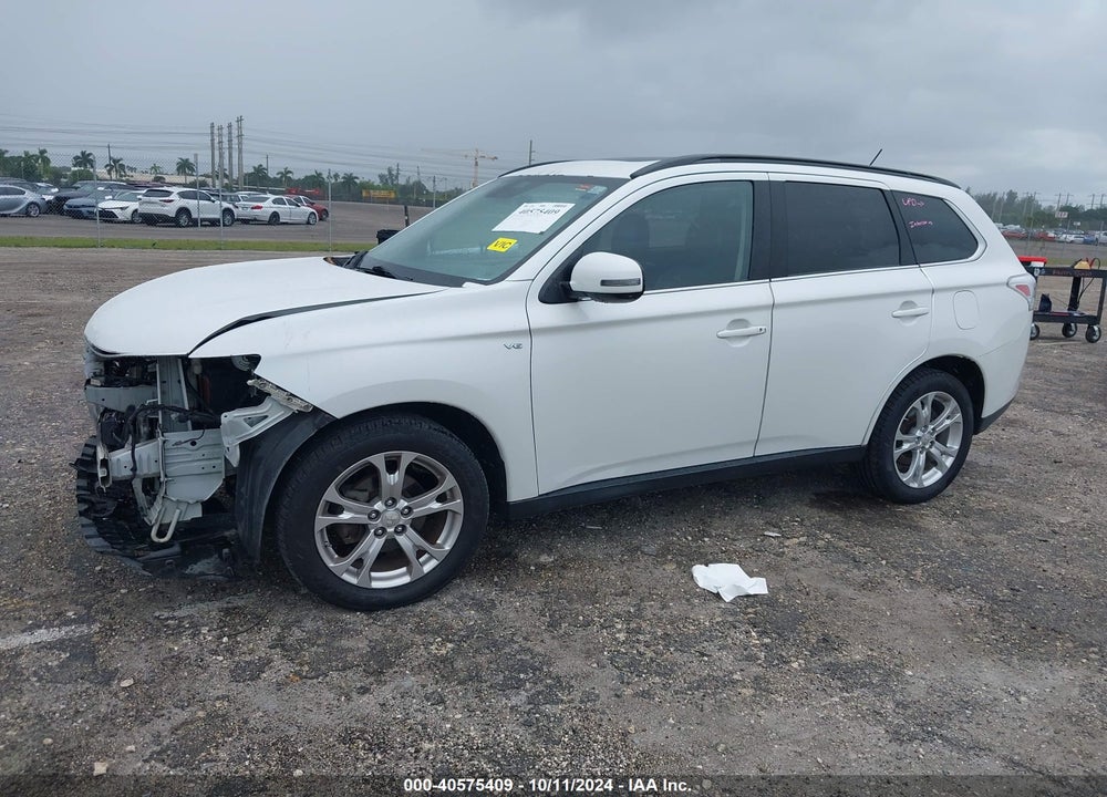 2014 MITSUBISHI OUTLANDER GT VIN: JA4JZ4AX0EZ001935