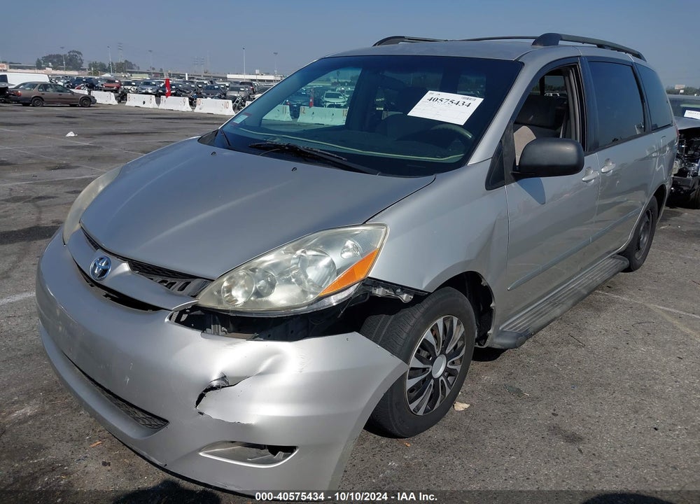 2007 TOYOTA SIENNA LE VIN: 5TDZK23C17S094030