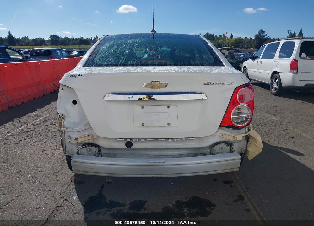2013 CHEVROLET SONIC LT AUTO VIN: 1G1JC5SG9D4220490