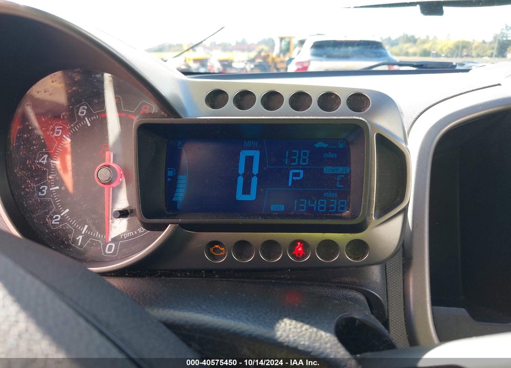 2013 CHEVROLET SONIC LT AUTO VIN: 1G1JC5SG9D4220490