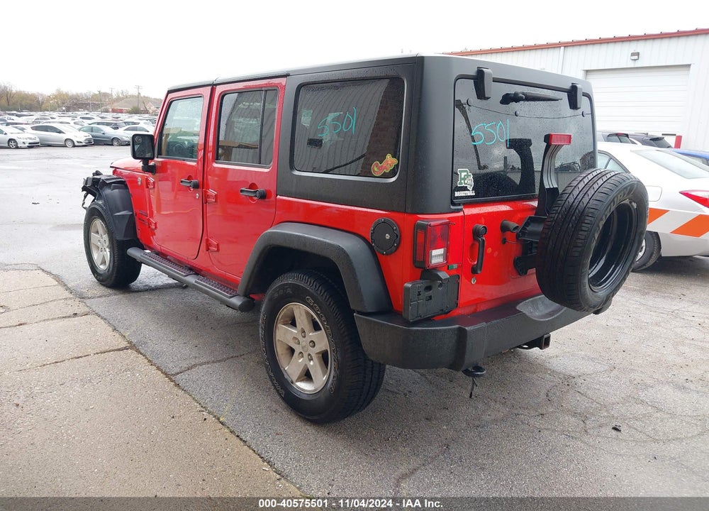 2017 JEEP WRANGLER UNLIMITED SPORT VIN: 1C4BJWDG7HL596993