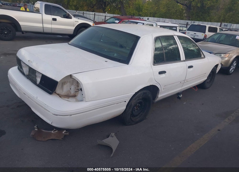 2000 FORD CROWN VICTORIA POLICE INTERCEPTOR VIN: 2FAFP71W5YX149315