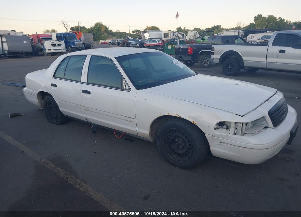 2000 FORD CROWN VICTORIA POLICE INTERCEPTOR VIN: 2FAFP71W5YX149315