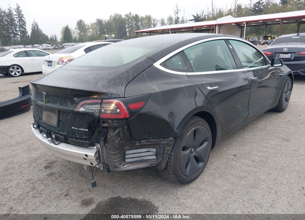 2020 TESLA MODEL 3 LONG RANGE DUAL MOTOR ALL-WHEEL DRIVE VIN: 5YJ3E1EB1LF599978