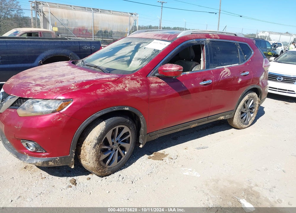 2016 NISSAN ROGUE SL VIN: 5N1AT2MV3GC739932