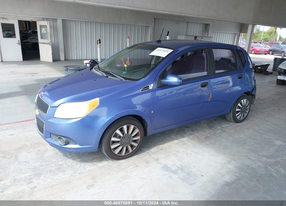 2009 CHEVROLET AVEO LT VIN: KL1TD66E99B651773