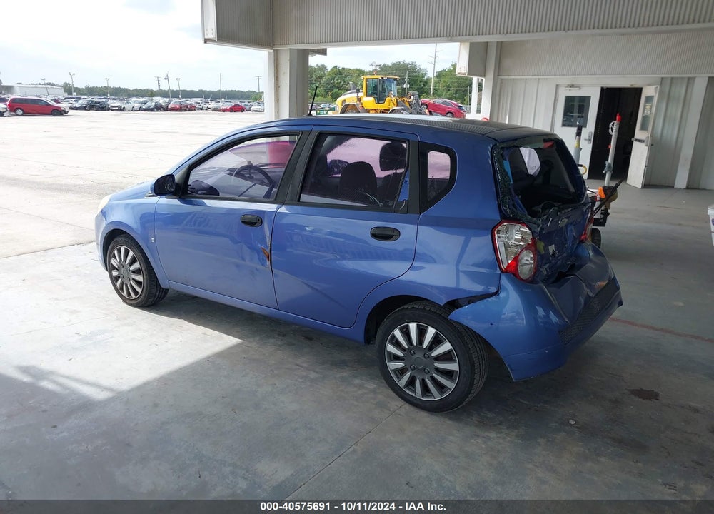 2009 CHEVROLET AVEO LT VIN: KL1TD66E99B651773