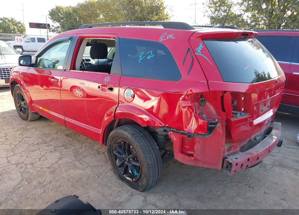 2019 DODGE JOURNEY SE VIN: 3C4PDCBB2KT860152