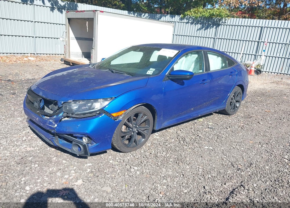 2019 HONDA CIVIC SPORT VIN: 2HGFC2F88KH551710