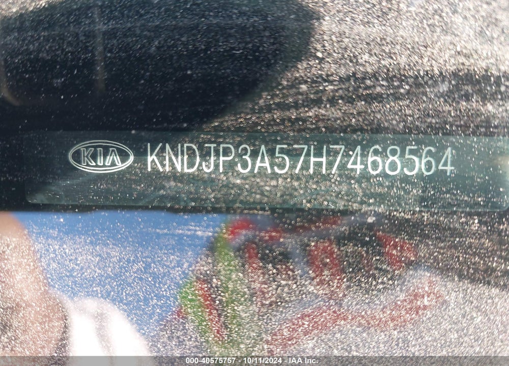 2017 KIA SOUL VIN: KNDJP3A57H7468564