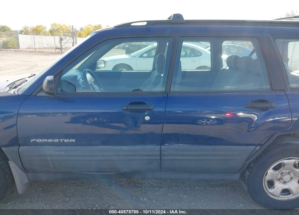 2002 SUBARU FORESTER L VIN: JF1SF635X2H748881