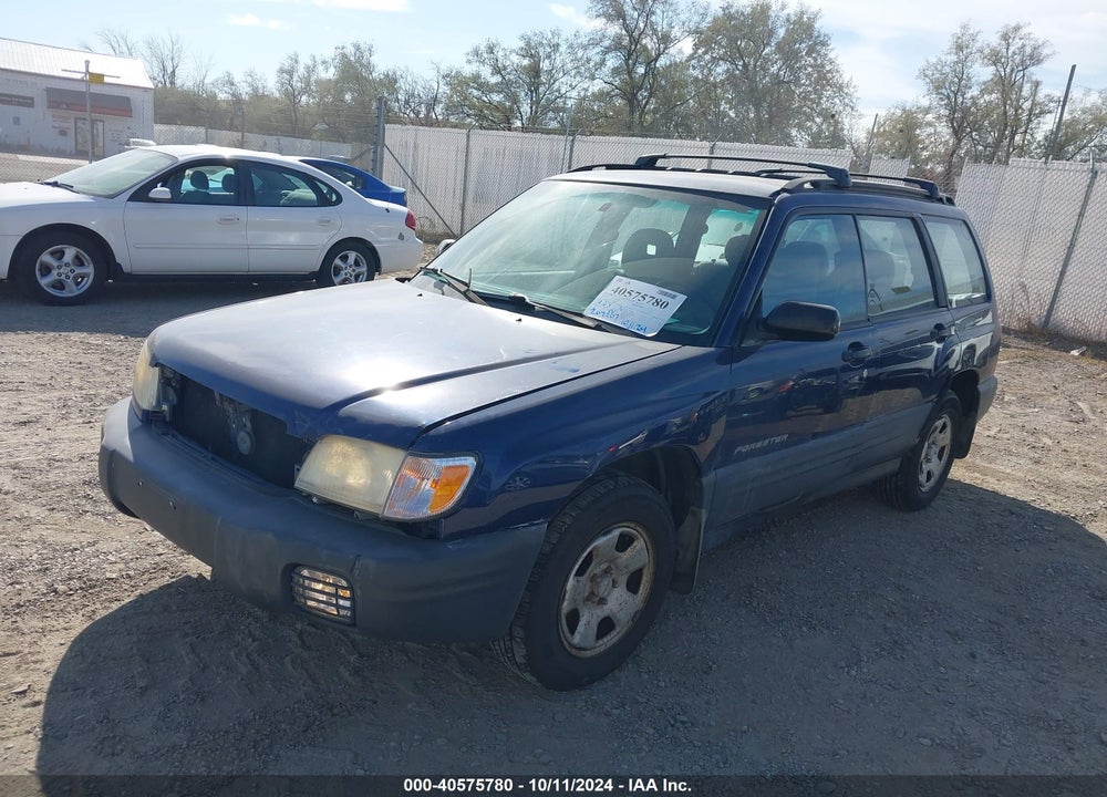 2002 SUBARU FORESTER L VIN: JF1SF635X2H748881