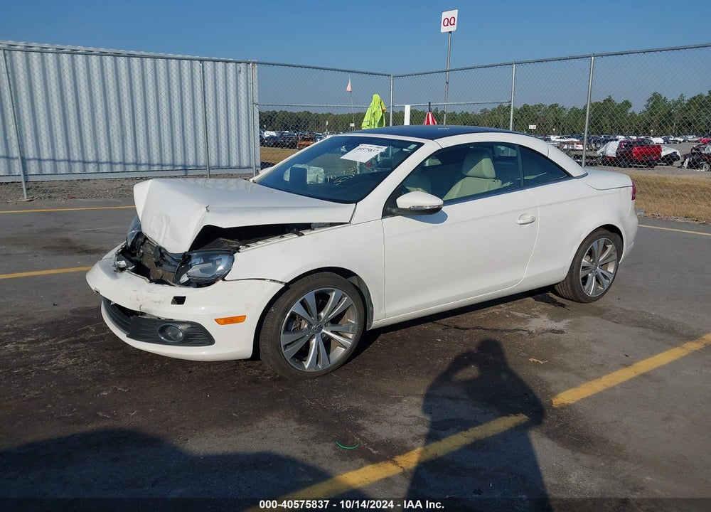 2013 VOLKSWAGEN EOS LUX VIN: WVWFW8AH8DV007217