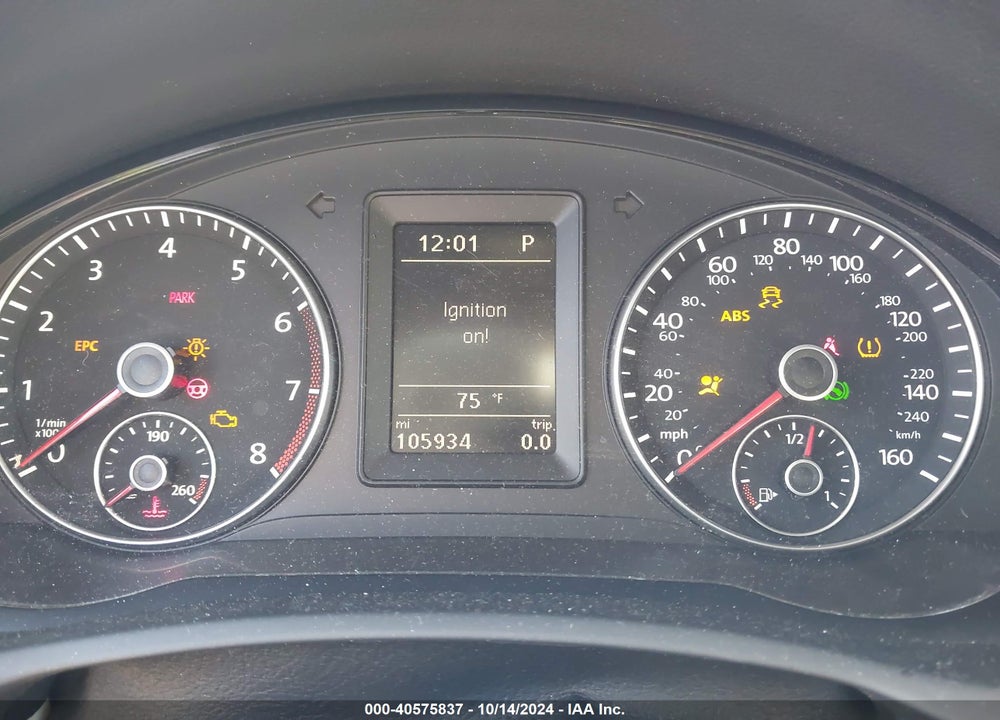 2013 VOLKSWAGEN EOS LUX VIN: WVWFW8AH8DV007217