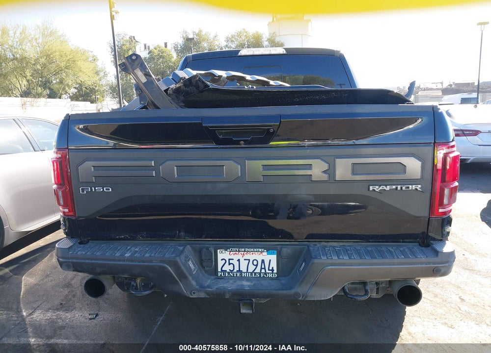 2020 FORD F-150 RAPTOR VIN: 1FTFW1RG1LFC75327