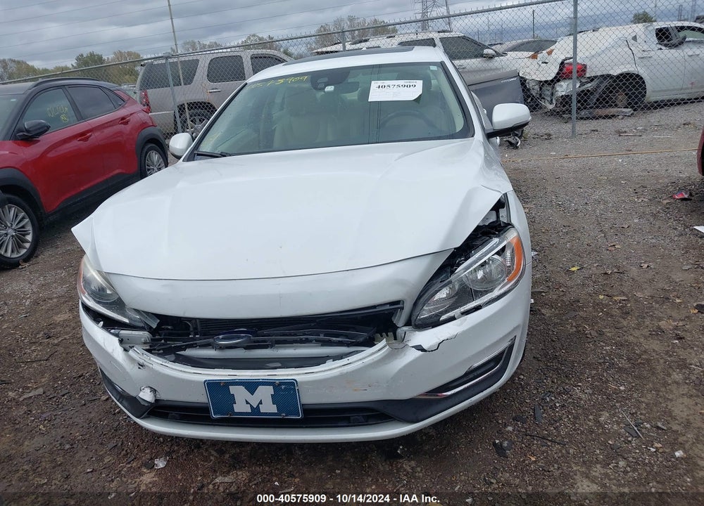 2016 VOLVO S60 T5 DRIVE-E PREMIER VIN: YV126MFK3G2408721