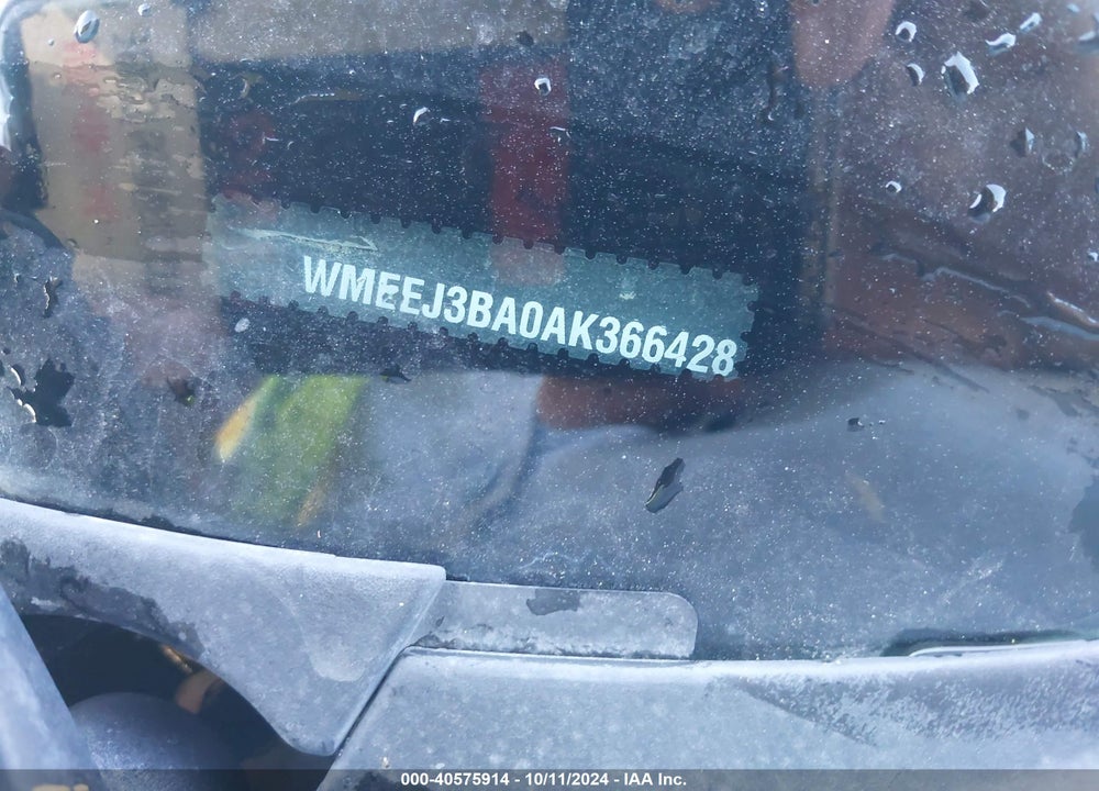 2010 SMART FORTWO PASSION/PURE VIN: WMEEJ3BA0AK366428