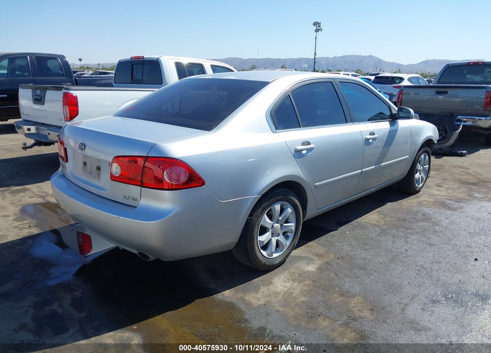 2008 KIA OPTIMA LX V6 VIN: KNAGE124085215511