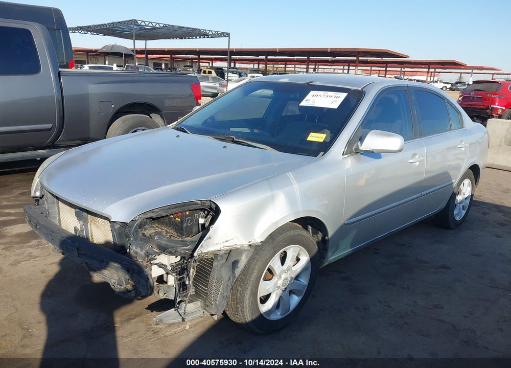 2008 KIA OPTIMA LX V6 VIN: KNAGE124085215511