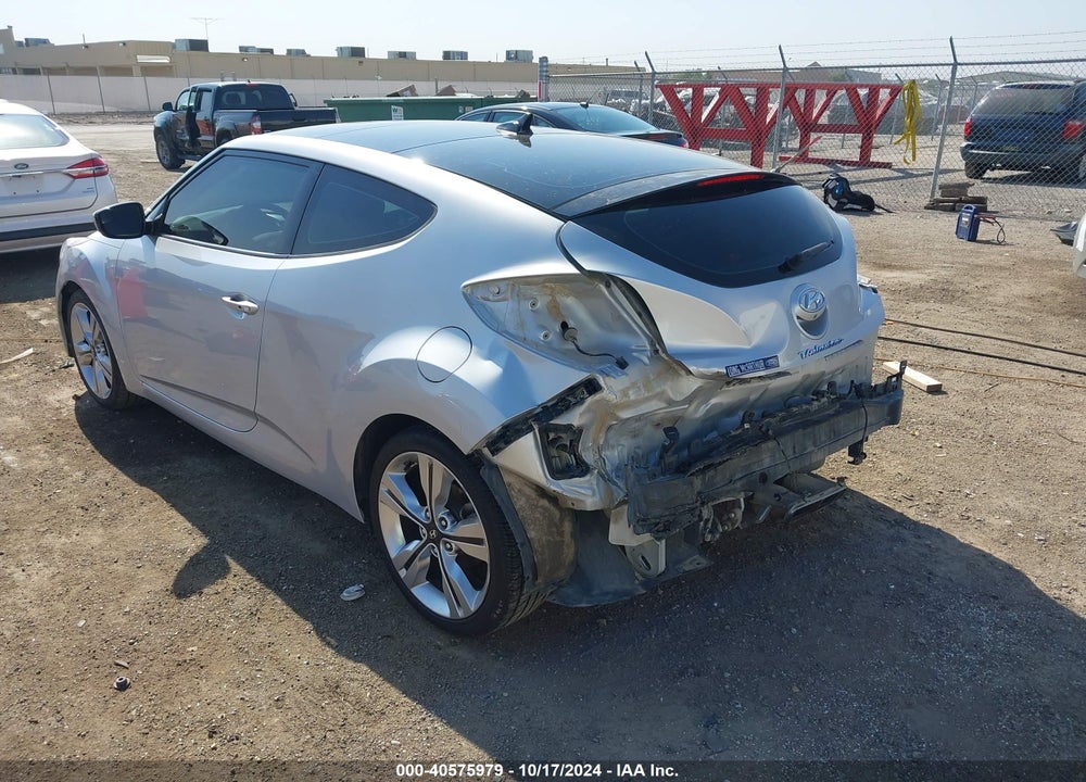 2017 HYUNDAI VELOSTER VALUE EDITION VIN: KMHTC6AD9HU315601