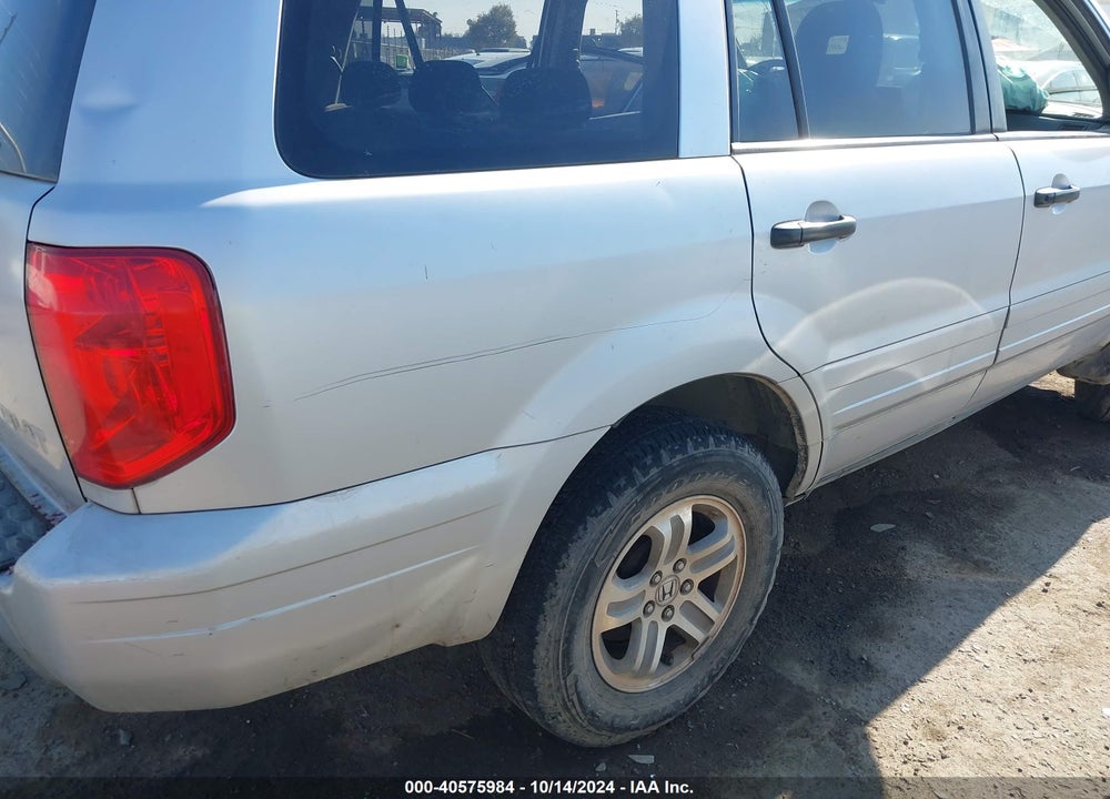 2003 HONDA PILOT EX VIN: 2HKYF18483H595895