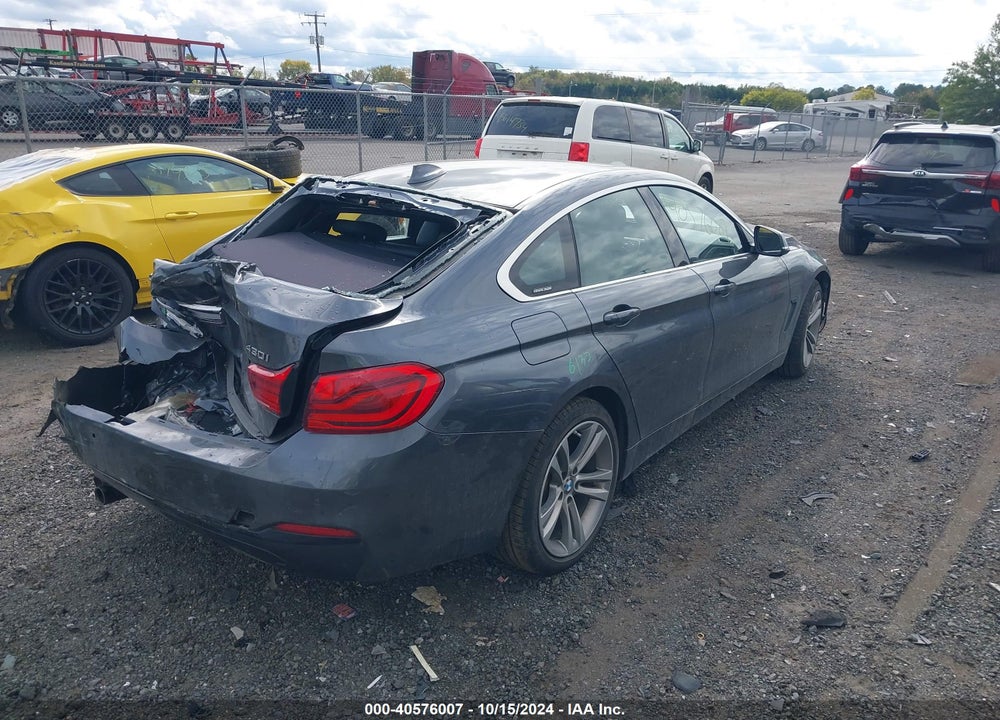 2019 BMW 430I GRAN COUPE VIN: WBA4J3C5XKBL09065