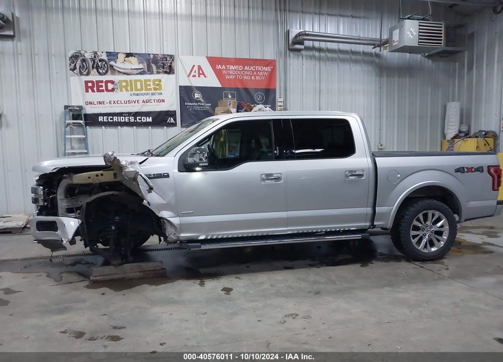 2015 FORD F-150 LARIAT VIN: 1FTEW1EG6FKE69672