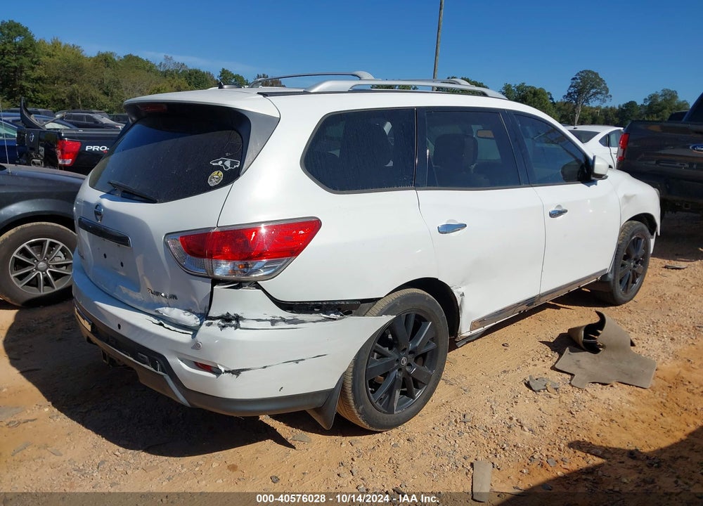 2013 NISSAN PATHFINDER PLATINUM VIN: 5N1AR2MN7DC647233