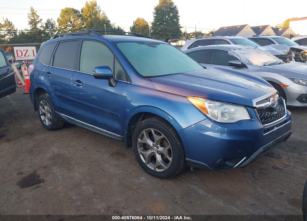 2016 SUBARU FORESTER 2.5I TOURING VIN: JF2SJAXC3GH542248