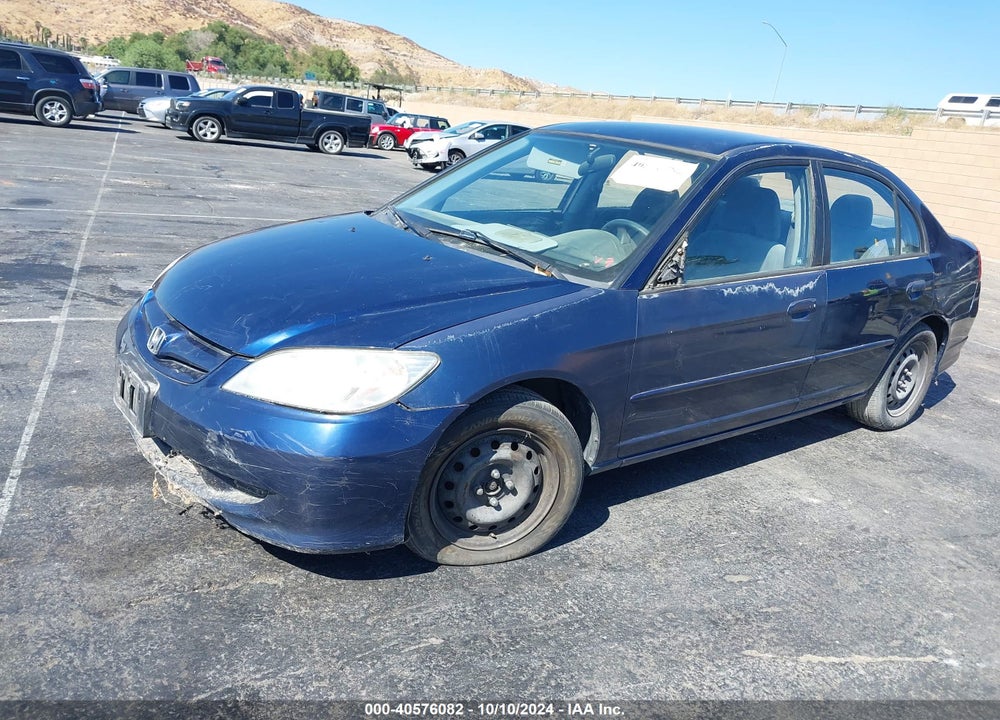 2005 HONDA CIVIC LX VIN: 2HGES165X5H509252