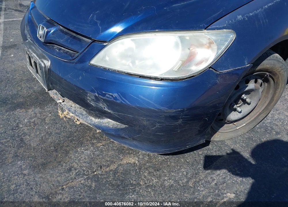 2005 HONDA CIVIC LX VIN: 2HGES165X5H509252